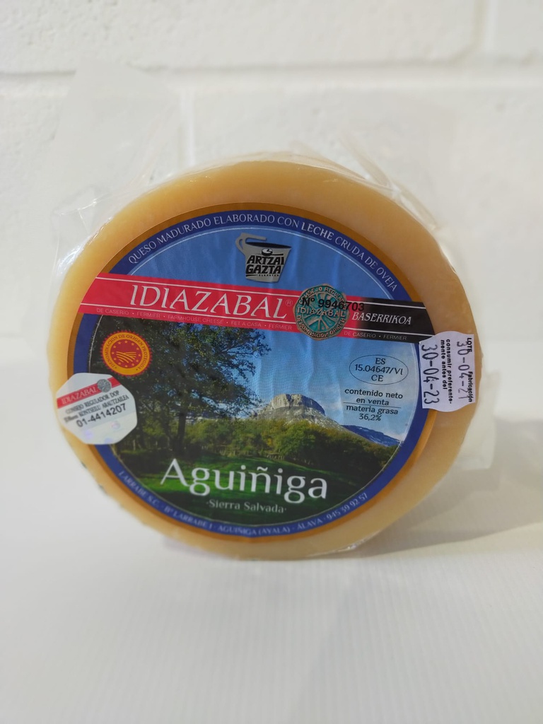 ARDI-GAZTA ONDUA - Osoa 1.120 gr - Aguiñiga