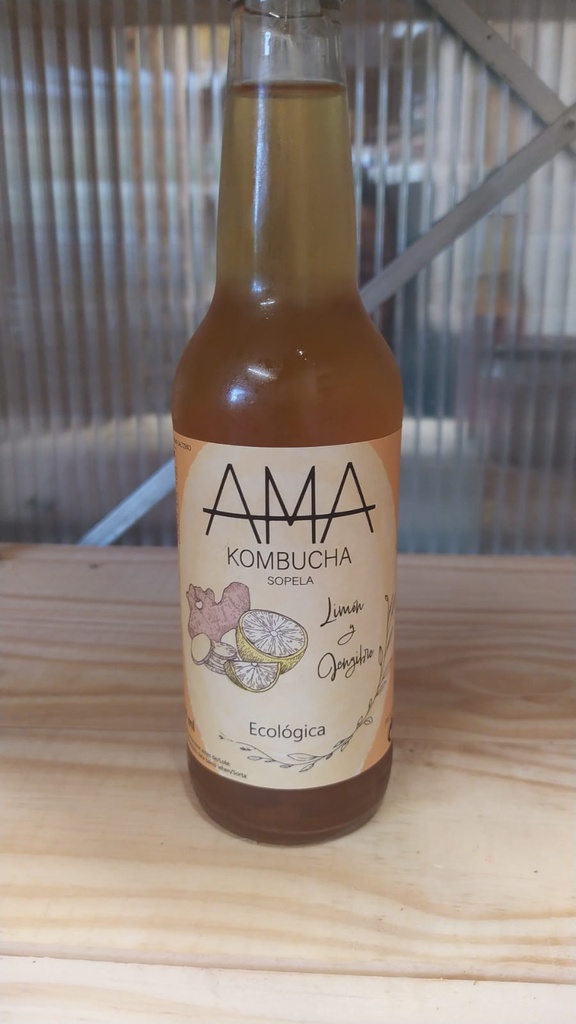 KOMBUCHA ekologikoa - Limoia eta jengibrea