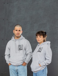 [ELI_1022] INOR EZ DA ILEGALA sudadera txanoduna, gris argia